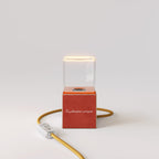 Tischlampe Cubetto "Il sole" mit Ghost-Glühbirne - Santomanifesto – Ansicht 5