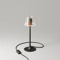 Tischlampe MAG-Y G07 mit rundem Metallfuß – Schwarz