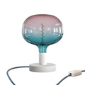 Tischlampe Posaluce Cobble aus Metall – Mattweiß