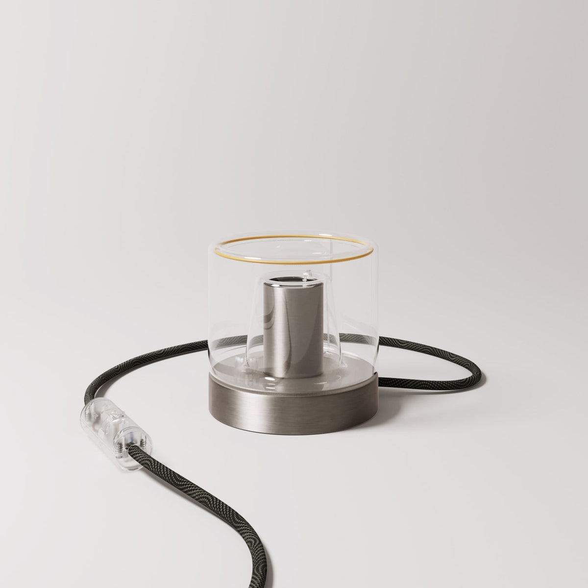 Tischleuchte Posaluce Ghost - Satin-Titan – Ansicht 3