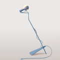 Neigbare Stehleuchte mit lackierter LED-Glühbirne G125 – Mario Talia – Blau