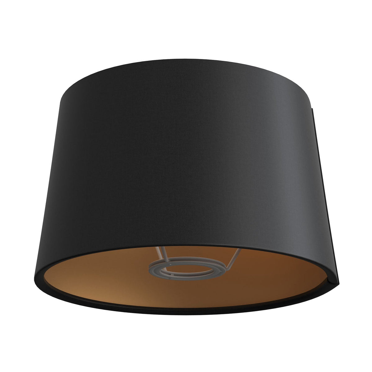 Stehlampe MAG-Y mit rundem Metallfuß und Athena-Lampenschirm – Schwarz – Ansicht 4