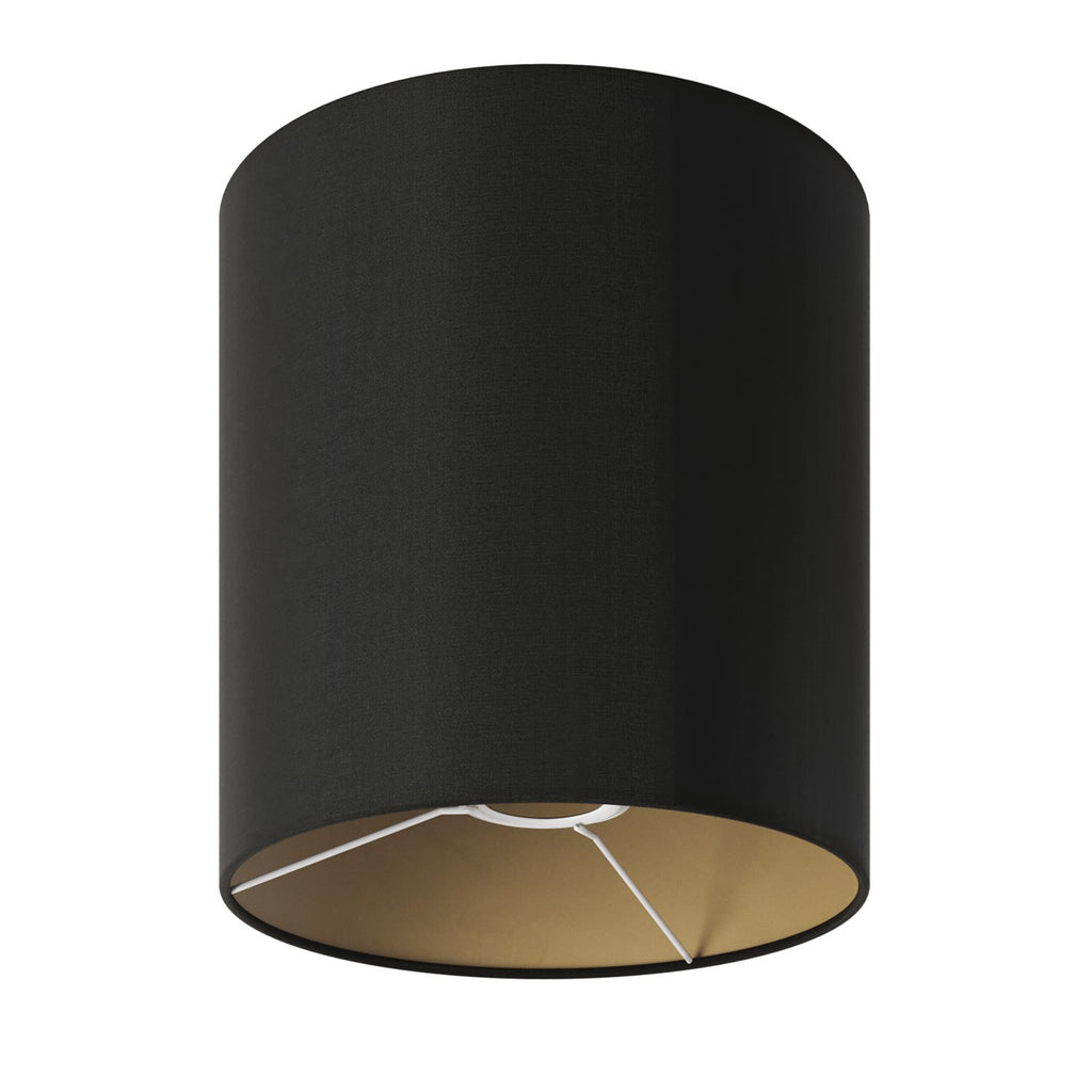MAG-Y Stehlampe mit runder Metallbasis und Zylinderschirm M - Satinbronze – Ansicht 4