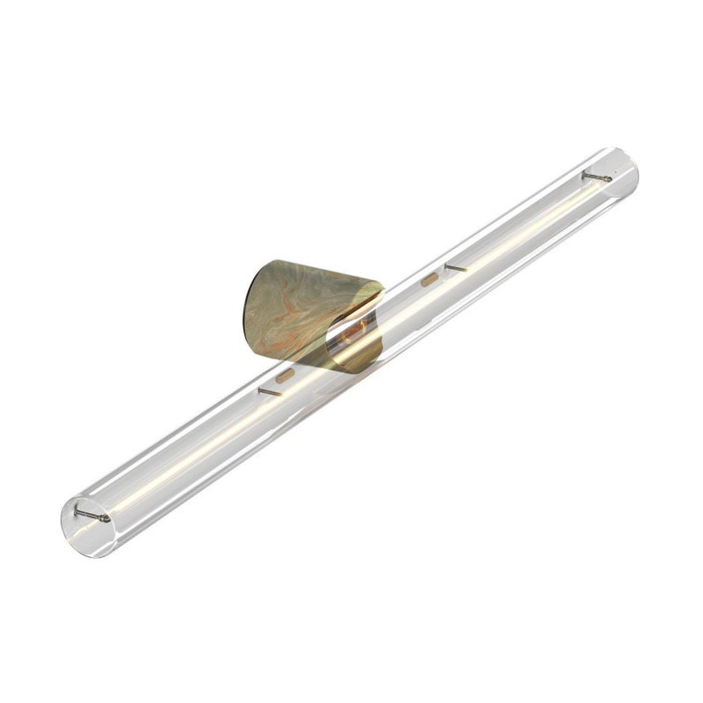 Esse14 Wand- oder Deckenleuchte für LED-Glühbirne S14d – Wasserdicht IP44 – Effekt Green marble – Ansicht 5