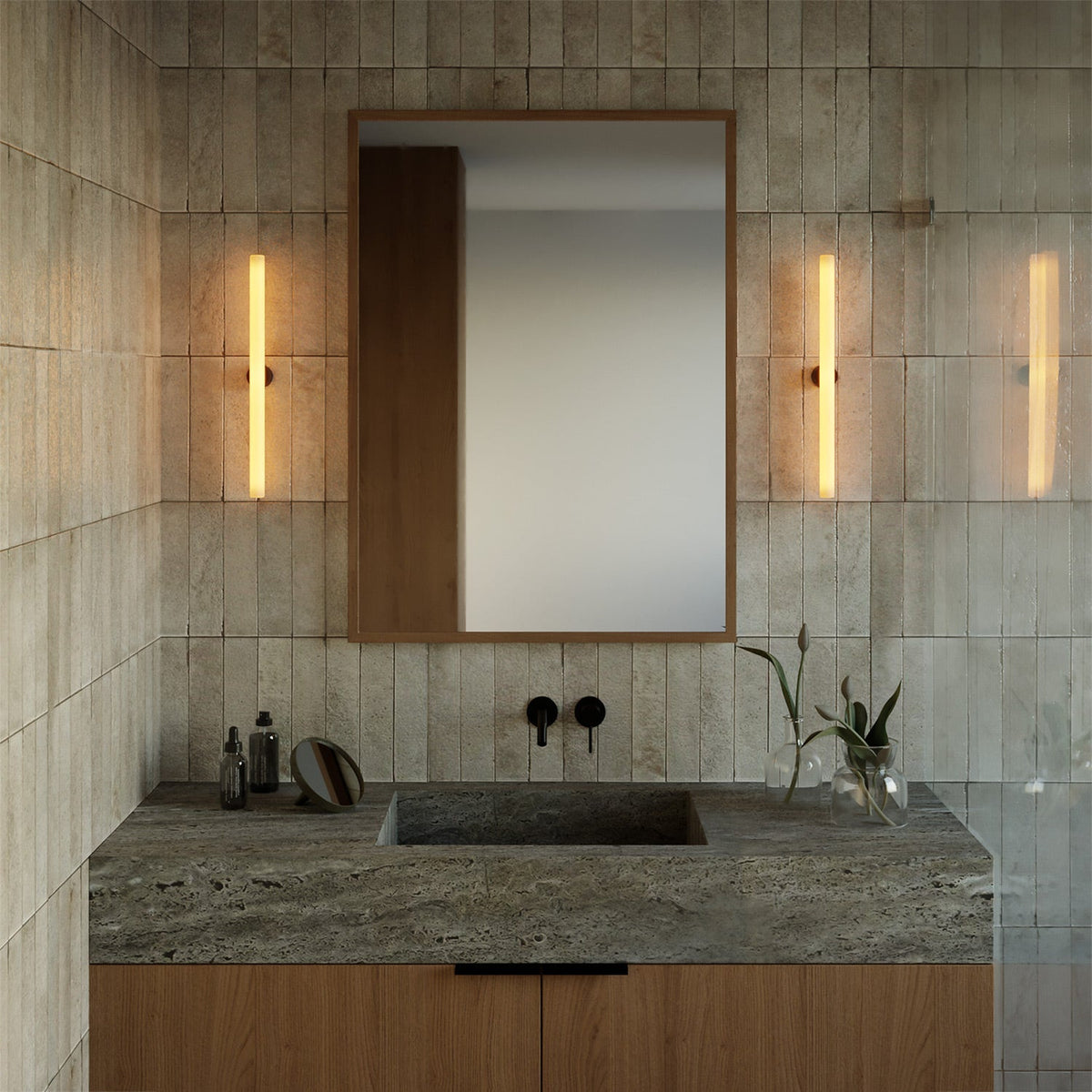 Esse14 Wand- oder Deckenleuchte für LED-Glühbirne S14d – Wasserdicht IP44 – Schwarz – Ansicht 2