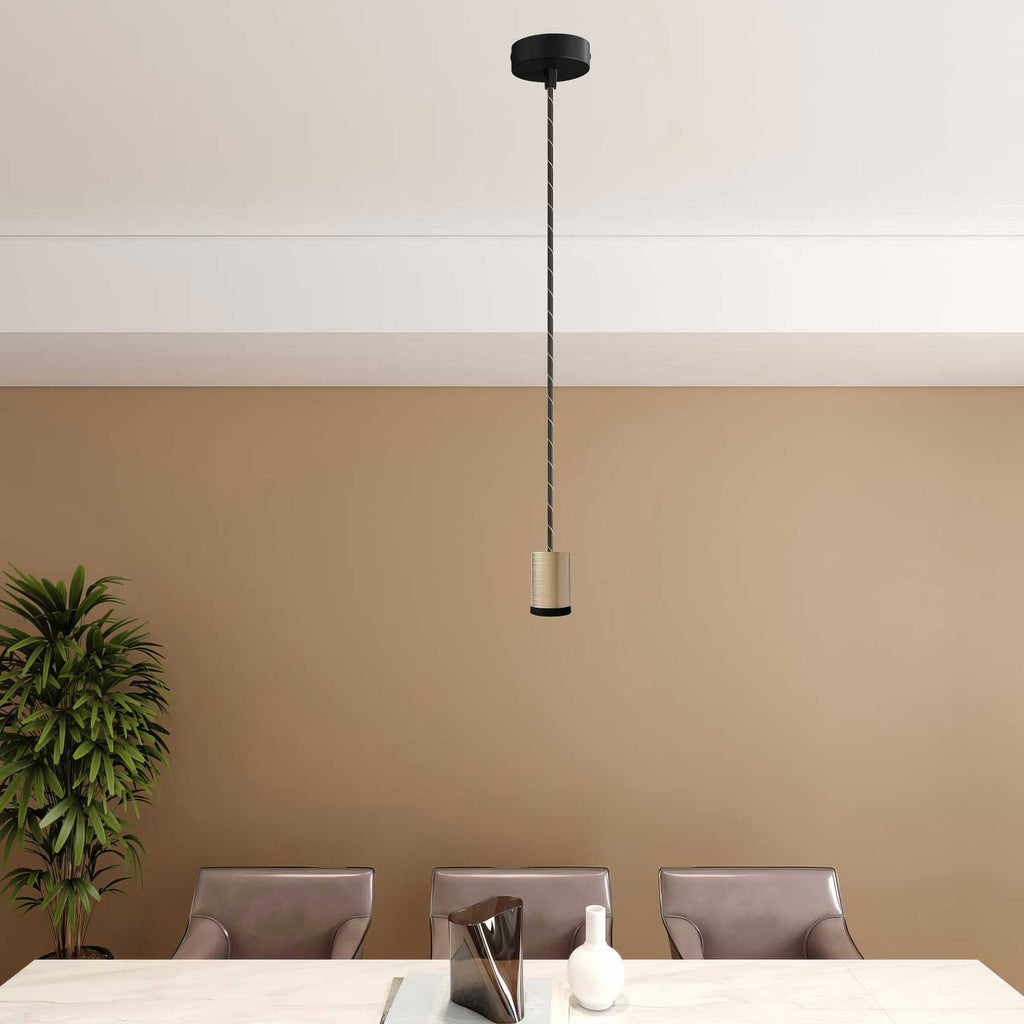 Spot-Pendelleuchte Mini Spotlight GU1d0 - Satin-Bronze – Ansicht 2