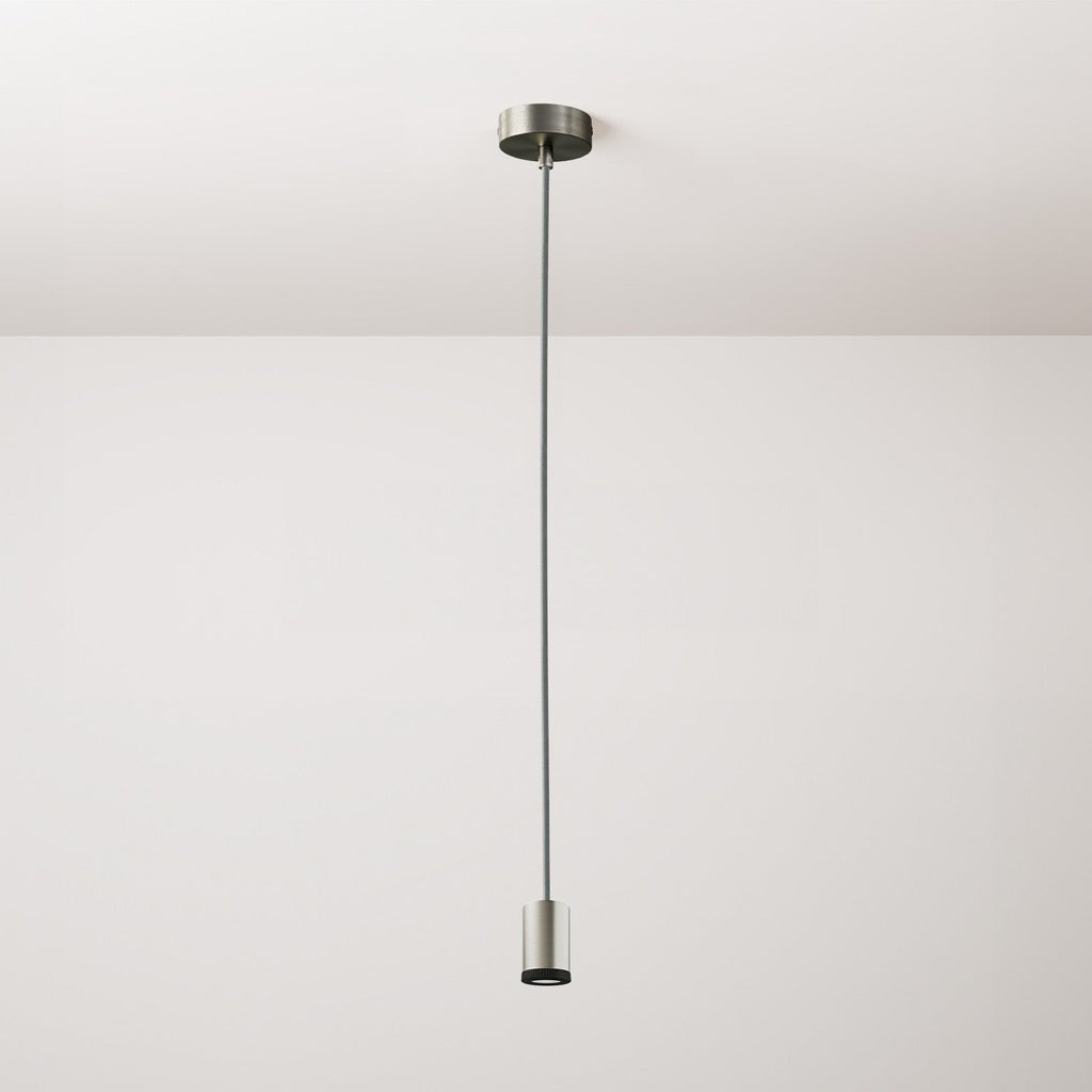 Pendelleuchte Mini Spotlight GU1d0 mit einzelnem Spots - Satin Titan