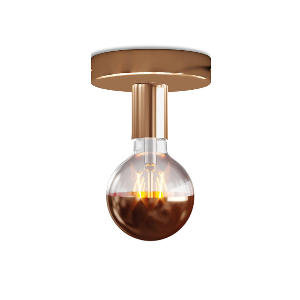 Fermaluce-Leuchte aus Metall mit Glühbirne Globe - Kupfer