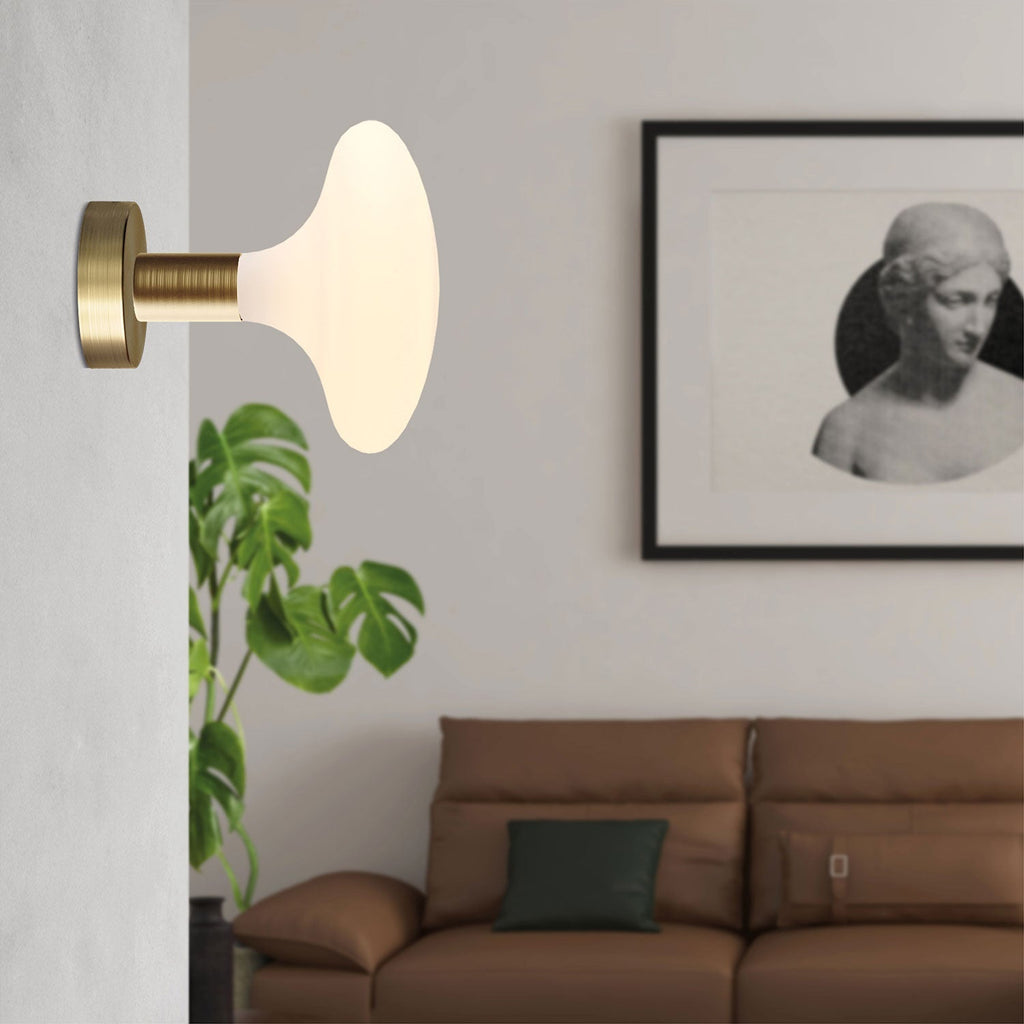 Fermaluce-Lampe aus Metall mit Idra-Leuchtmittel – Satiniertes Bronze – Ansicht 2
