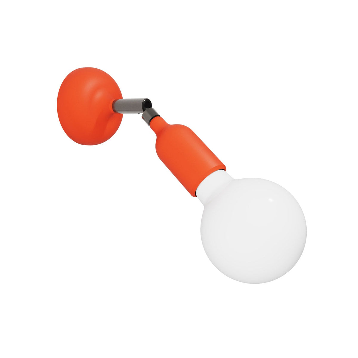 Fermaluce Silikon-Leuchte mit Gelenk – Orange