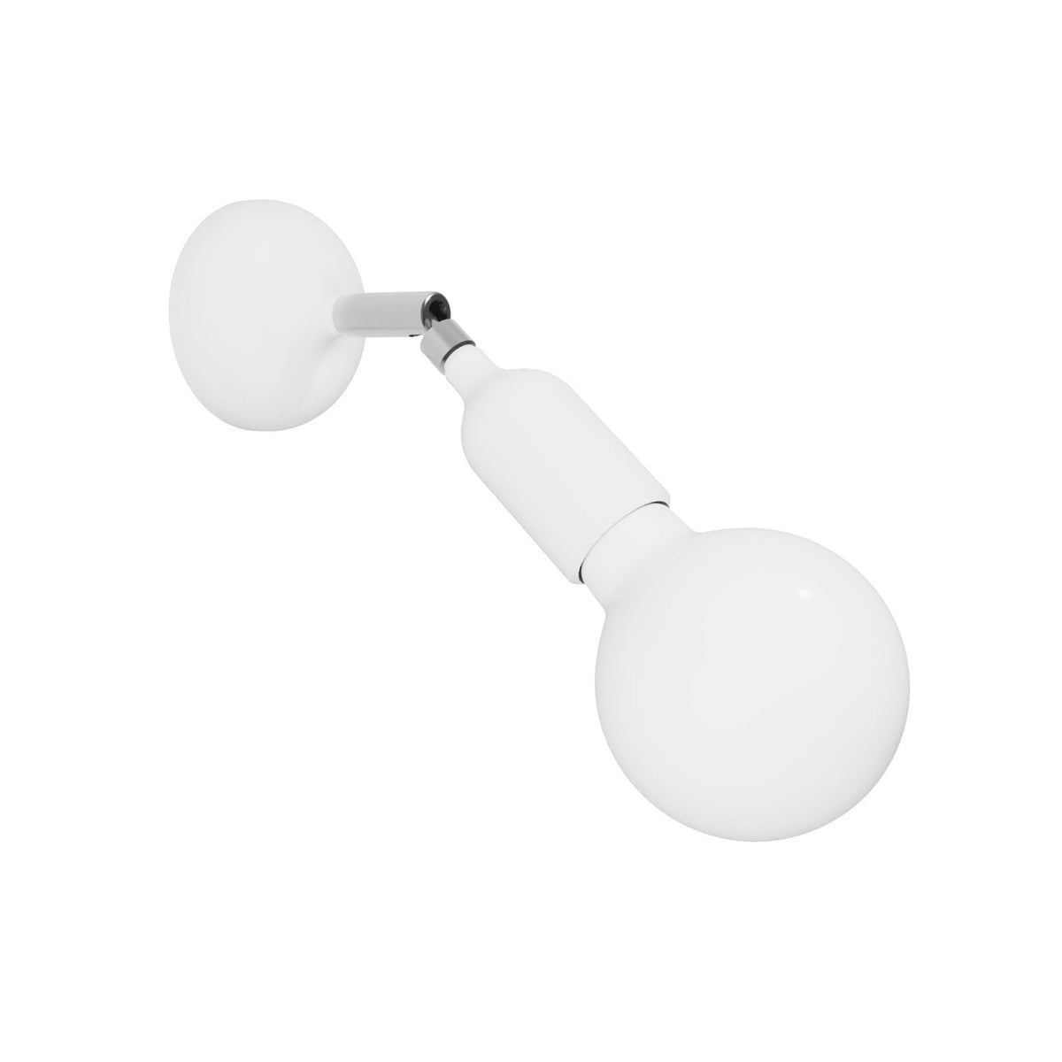 Fermaluce Lampe aus Silikon mit Gelenk – Weiß