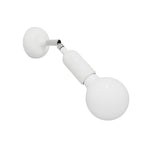 Fermaluce Lampe aus Silikon mit Gelenk und integriertem Schalter – Weiß