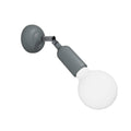 Fermaluce-Lampe aus Silikon mit Gelenk und integriertem Schalter – Grau