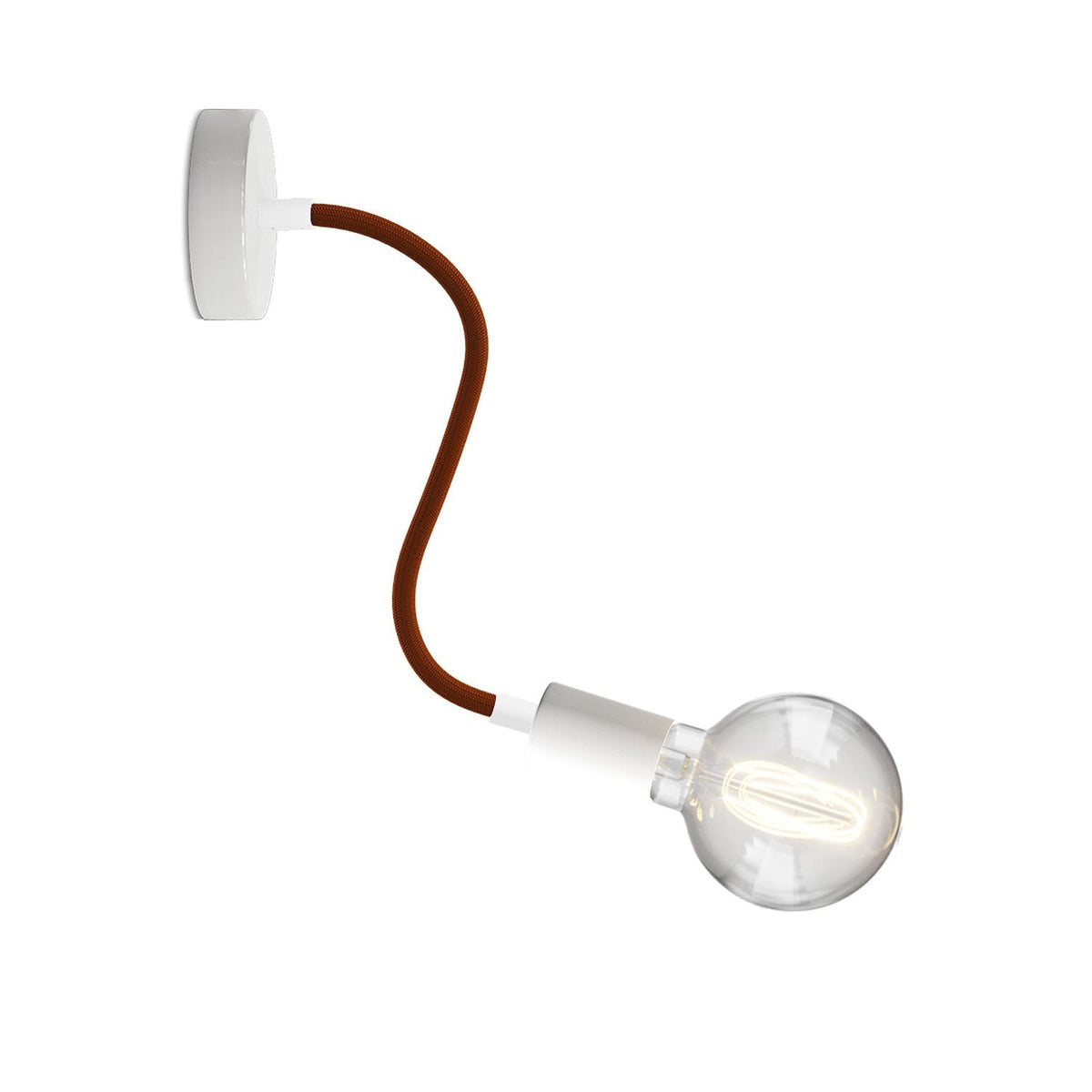 Flex 30 Leuchte mit Globus-Lampe – Mattweiß