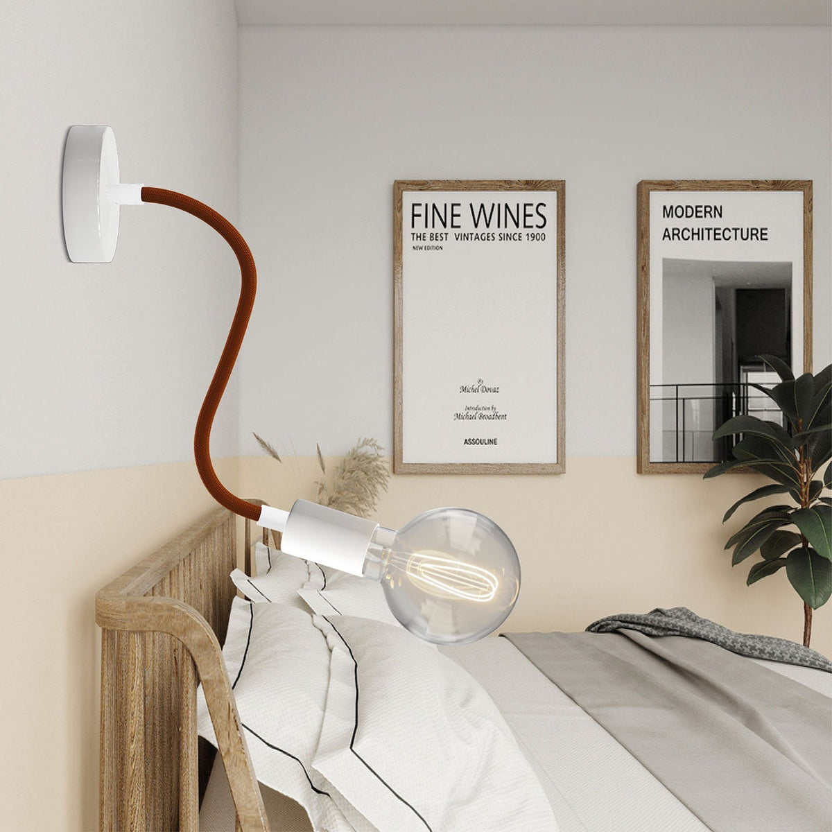 Flex 30 Leuchte mit Globus-Lampe – Mattweiß – Ansicht 2