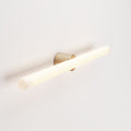 Wand- oder Deckenleuchte aus Metall mit linearer LED-Lampe S14d – Satiniert Bronze