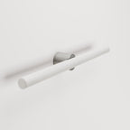 Metalllampe für Wand oder Decke mit linearem LED-Leuchtmittel S14d – Satin-Titan – Ansicht 4