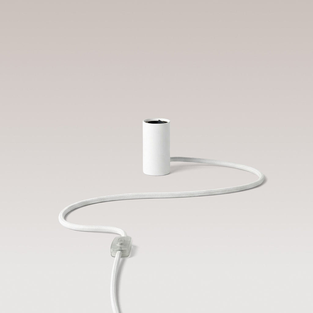 Magnetische Plug-in-Lampe mit E27-Fassung - Weiß