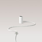 Magnetische Plug-in-Lampe mit E27-Fassung - Weiß