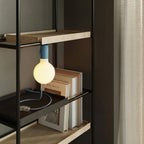 Magnetische Plug-in-Lampe mit E27-Fassung – Blau – Ansicht 2