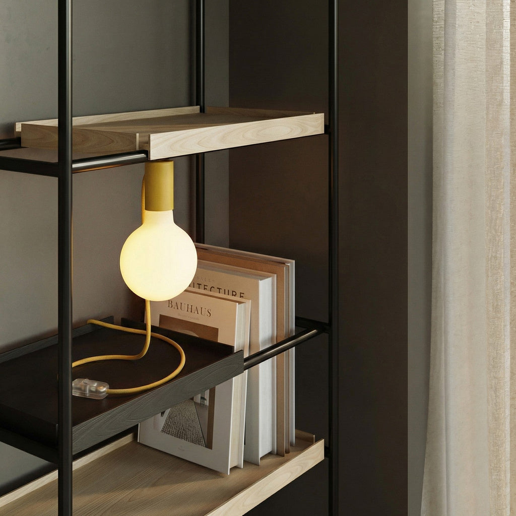 Magnetische Plug-in-Lampe mit E27-Fassung - Gelb – Ansicht 2