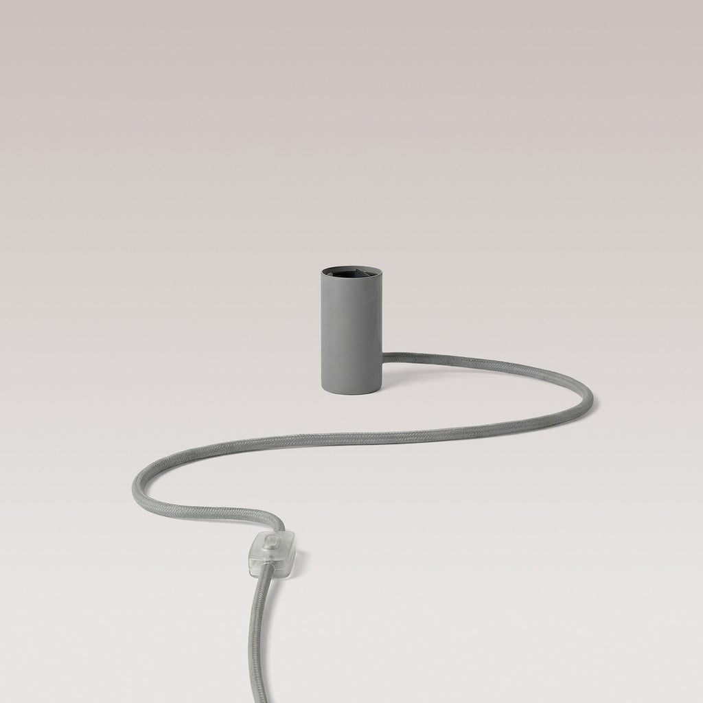Magnetische Plug-in-Lampe mit E27-Fassung – Grau