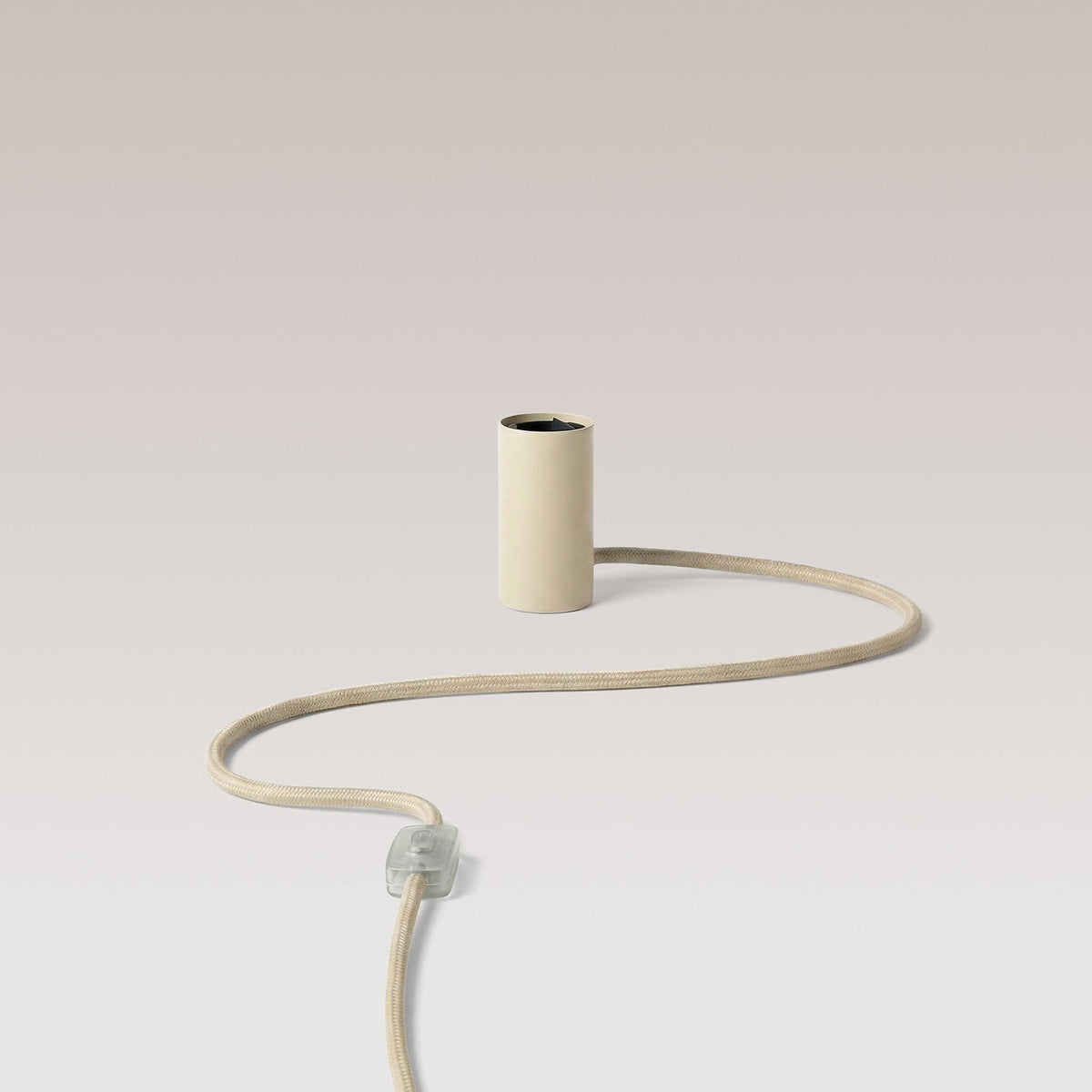 Magnetische Plug-in-Lampe mit E27-Fassung - Creme
