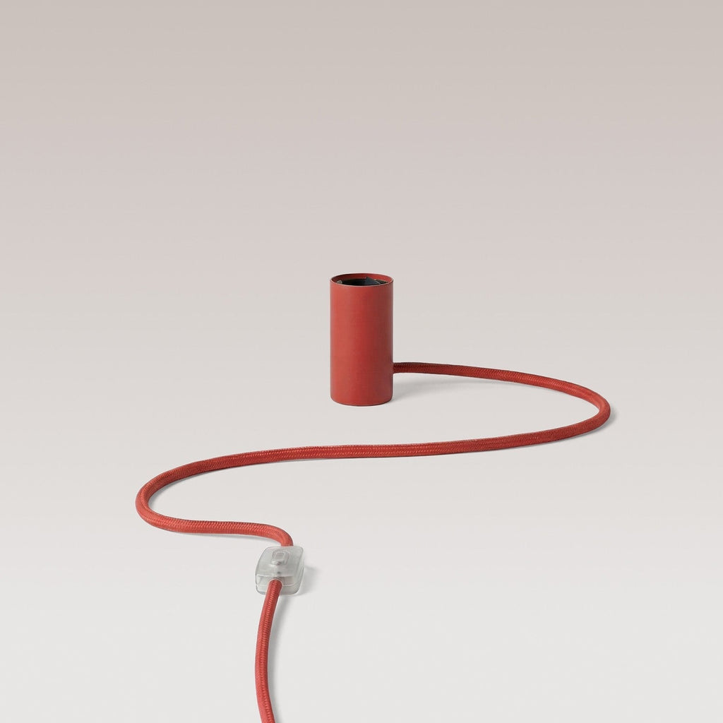 Magnetische Plug-in-Lampe mit E27-Fassung - Rot