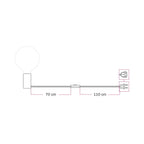 Magnetische Plug-in-Lampe mit E27-Fassung – Grün – Ansicht 3