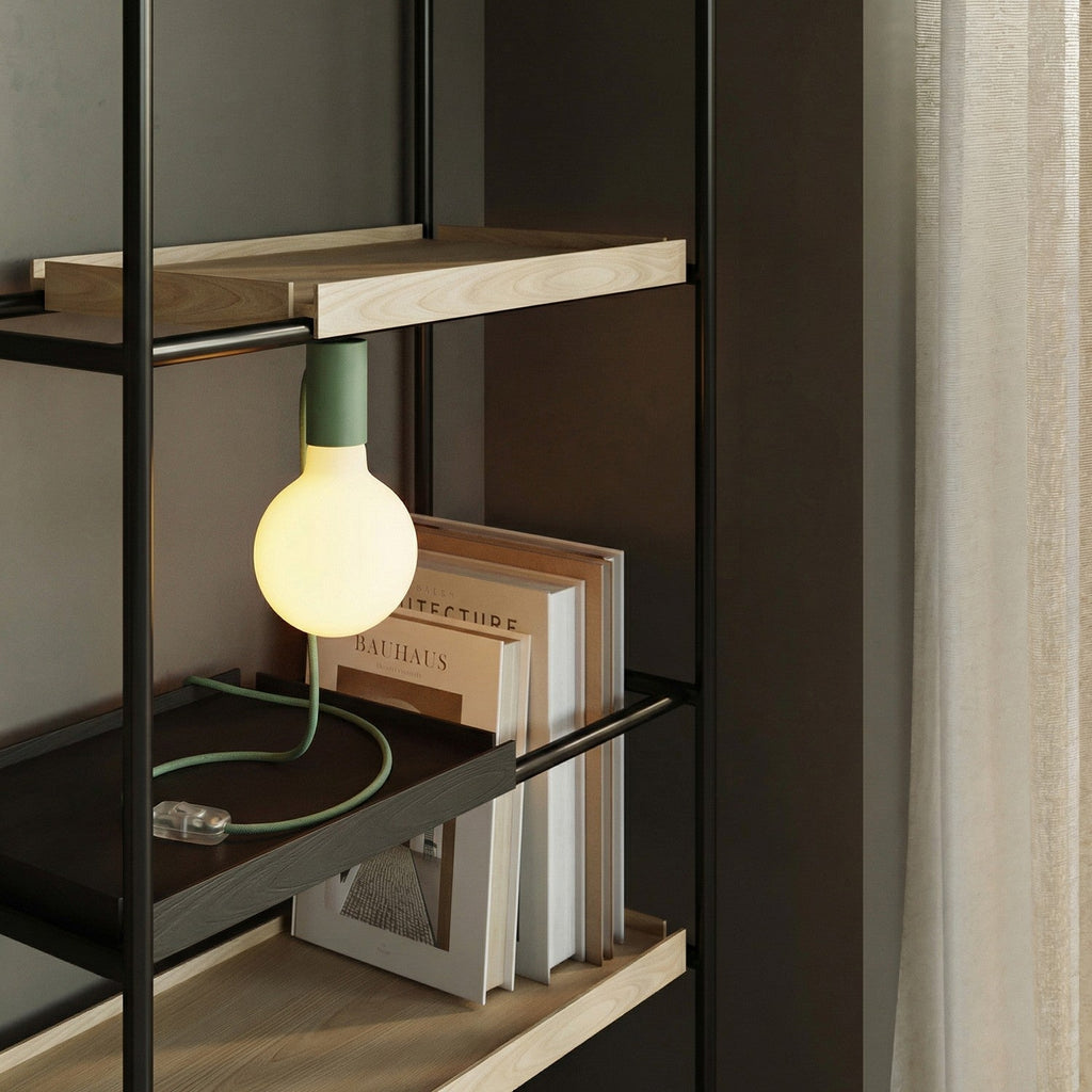 Magnetische Plug-in-Lampe mit E27-Fassung – Grün – Ansicht 2