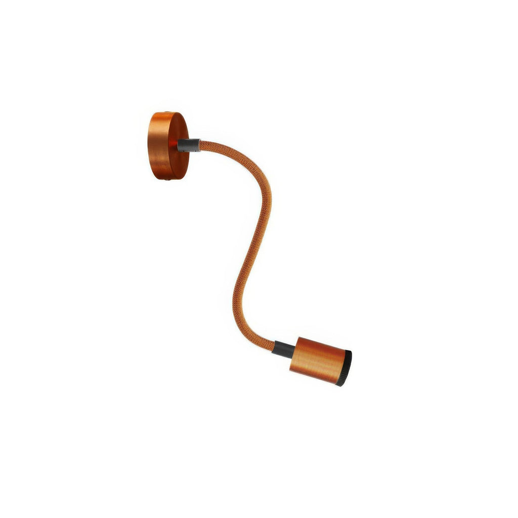 Mini-Spot SPOTLIGHT GU1d0 Flex 30 für Wand und Decke – Satiniertes Kupfer