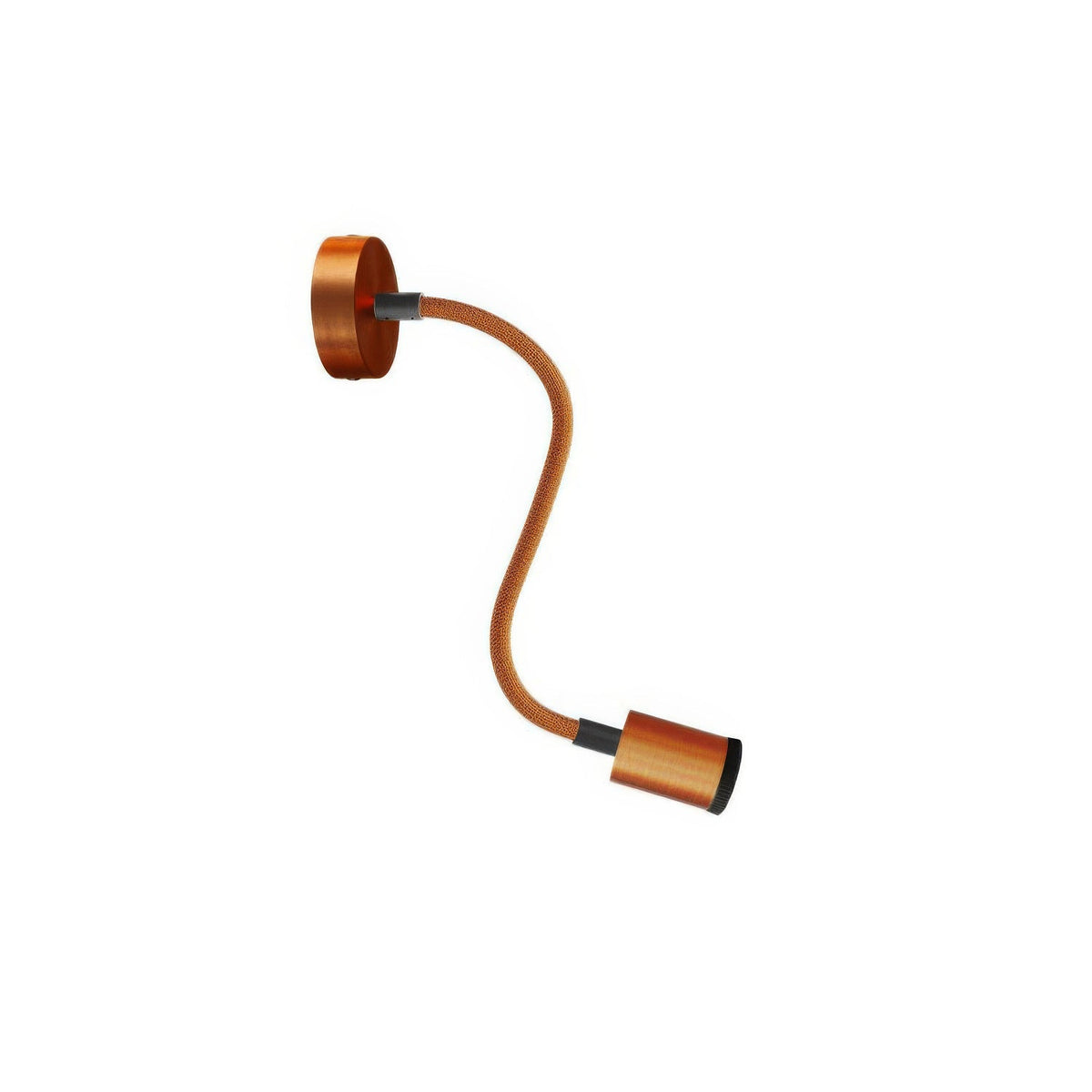 Mini-Spot SPOTLIGHT GU1d0 Flex 30 für Wand und Decke – Satiniertes Kupfer