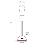 Tragbare, wiederaufladbare Cabless02-Lampe mit goldener Edison-Glühbirne – Neutral – Ansicht 6
