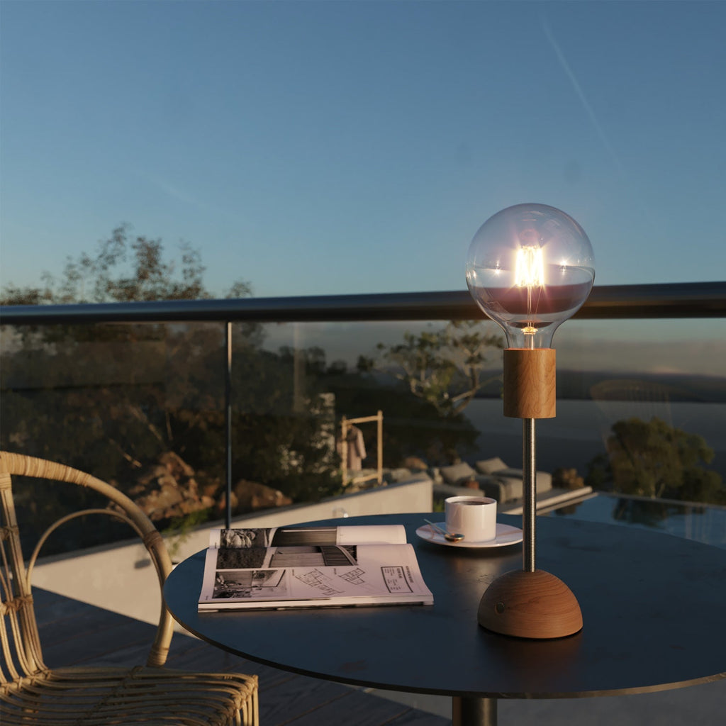 Tragbare, wiederaufladbare Lampe Cabless02 mit G125-Globe – Neutral – Ansicht 3