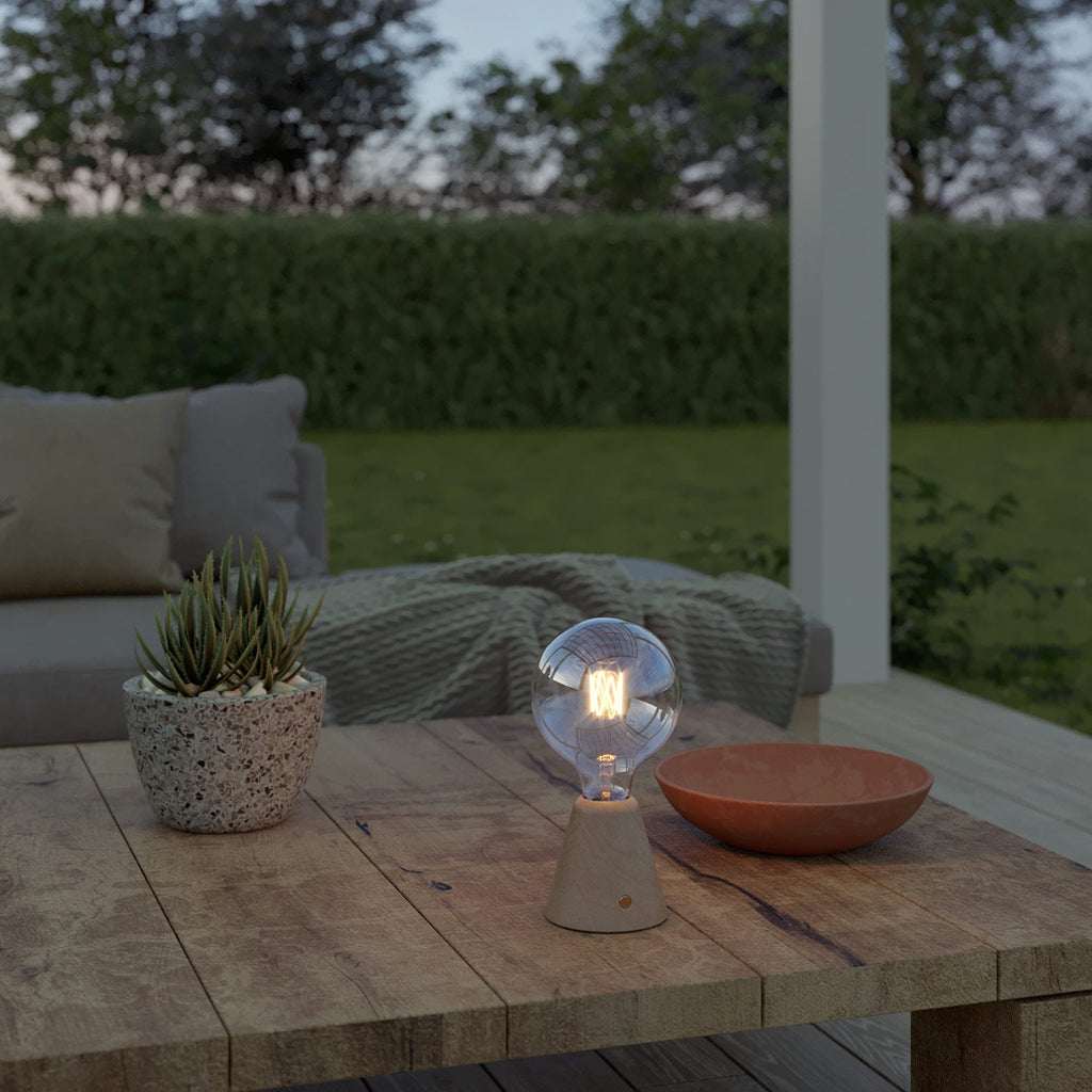 Kabellose, tragbare Lampe Cabless01 mit Globe G125 Leuchtmittel – Neutral – Ansicht 3