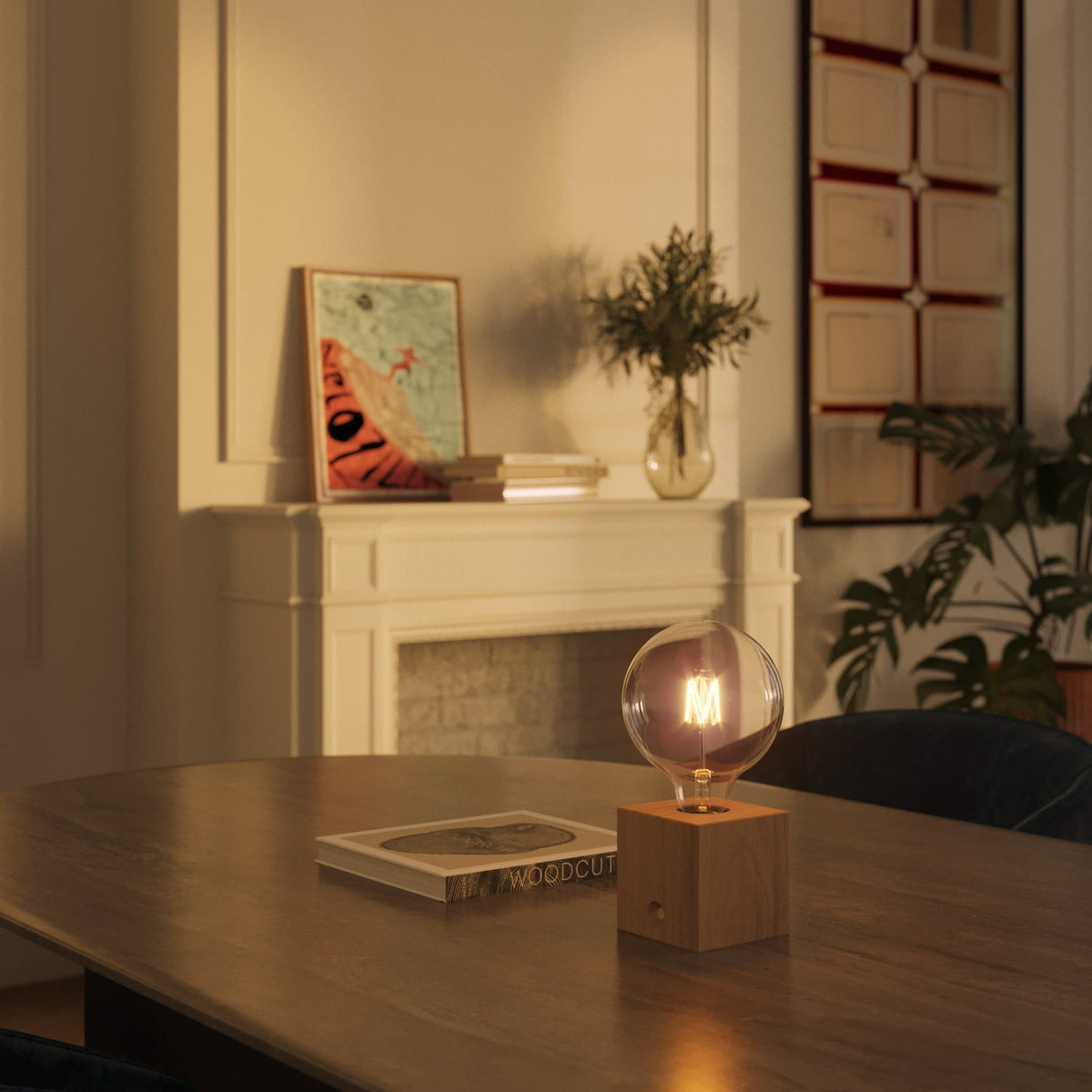 Tragbare, wiederaufladbare Cabless03-Lampe mit Globe G125 Leuchtmittel – Neutral – Ansicht 2
