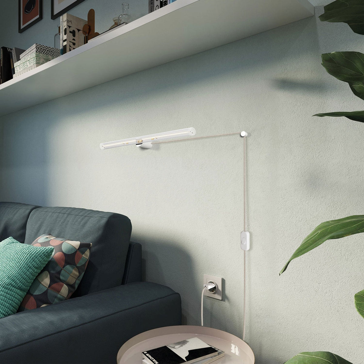 Lampe Spostaluce esse14 mit S14d-Fassung – Weiß – Ansicht 2