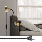 Spostaluce Flex 30-Wandleuchte mit schwenkbarem Spot GU1d0 – Satinbronze – Ansicht 2