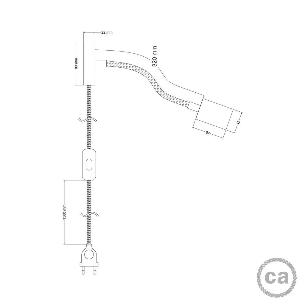 Licht Spostaluce Flex 30 verstellbar mit Spots GU1d0 - Schwarz – Ansicht 4
