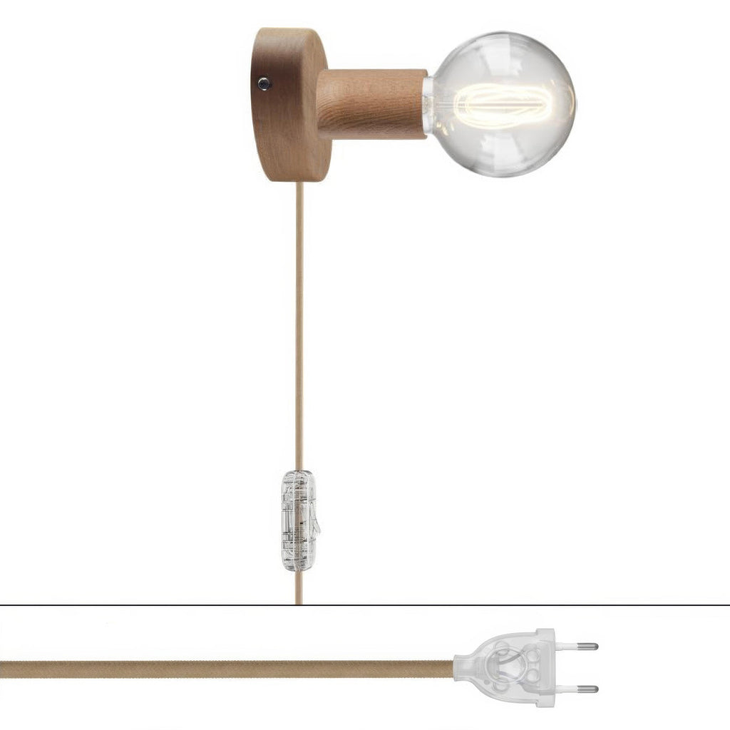 Spostaluce-Lampe aus Holz – Neutral