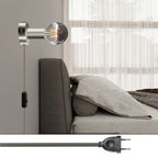 Spostaluce-Lampe aus Metall – Satin-Titan – Ansicht 2