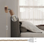 Spostaluce Schwenkbare Gelenklampe aus Holz – Neutral – Ansicht 2