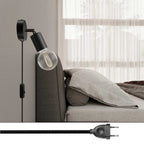 Spostaluce Schwenkbare Gelenklampe aus Metall – Schwarz – Ansicht 2
