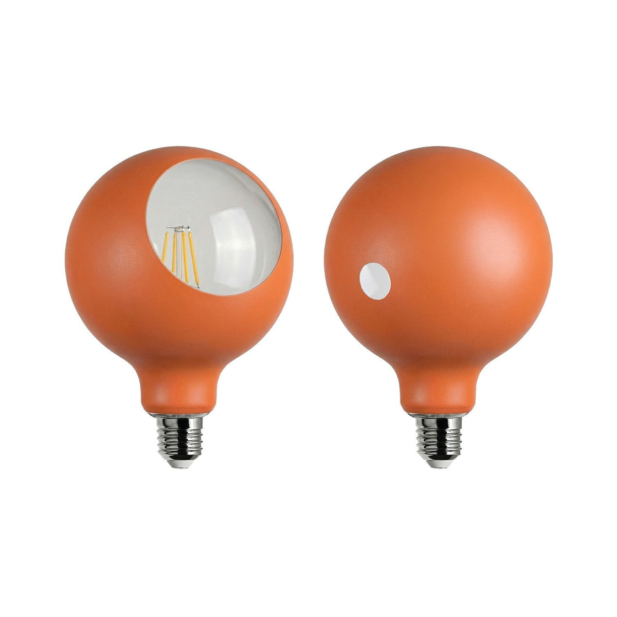 LED-Glühbirne Camo G125 4,8W 806Lm E27 2700K dimmbar – Orange – Ansicht 2