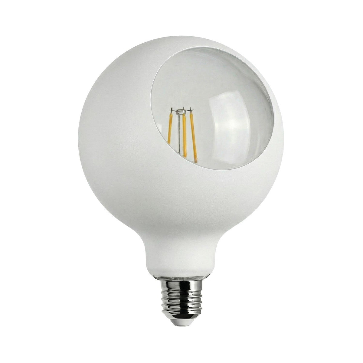 Glühbirne LED Camo G125 4,8W 806Lm E27 2700K dimmbar - Weiß