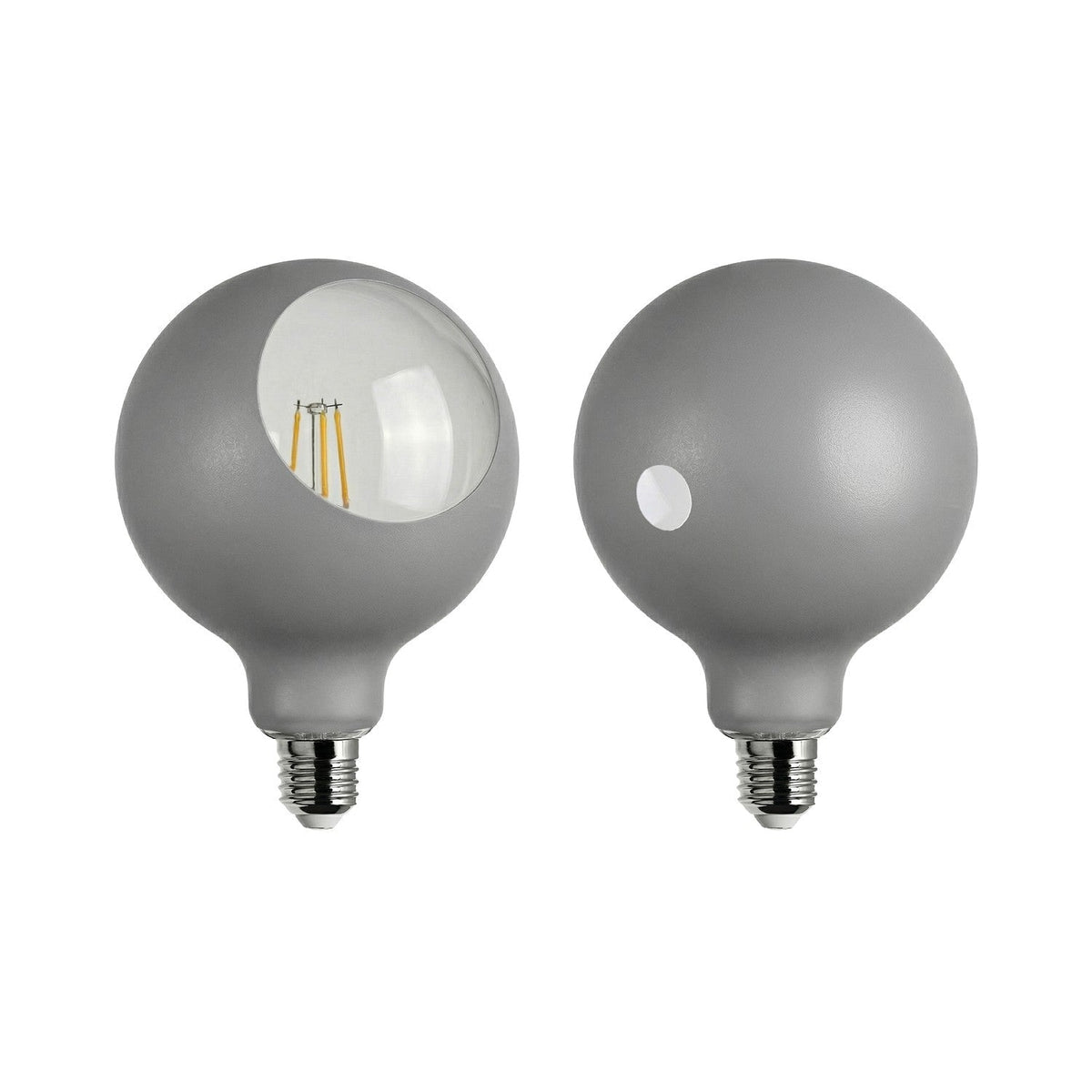 LED-Glühbirne Camo G125 4,8W 806Lm E27 2700K dimmbar – Grau – Ansicht 2