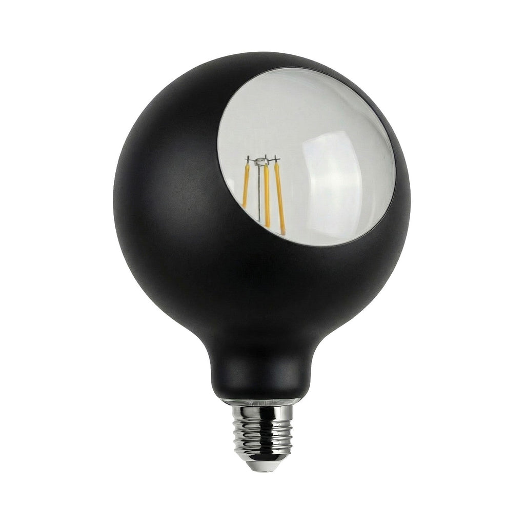 Glühbirne LED Camo G125 4,8W 806Lm E27 2700K dimmbar - Schwarz
