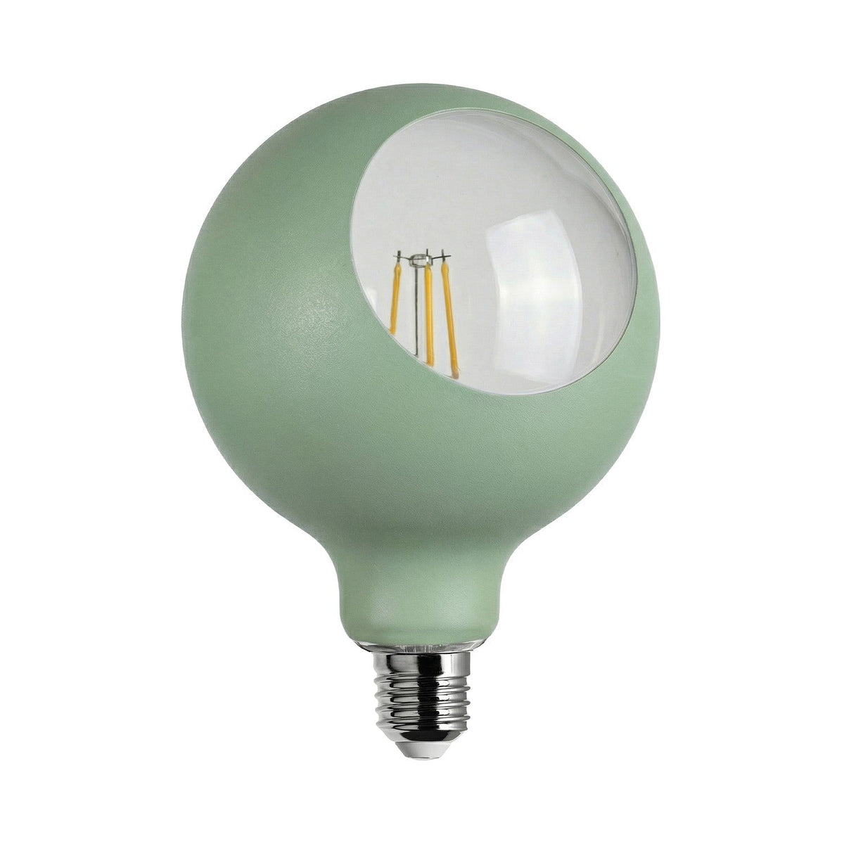 Glühbirne LED Camo G125 4,8W 806 lm E27 2700K dimmbar - Grün