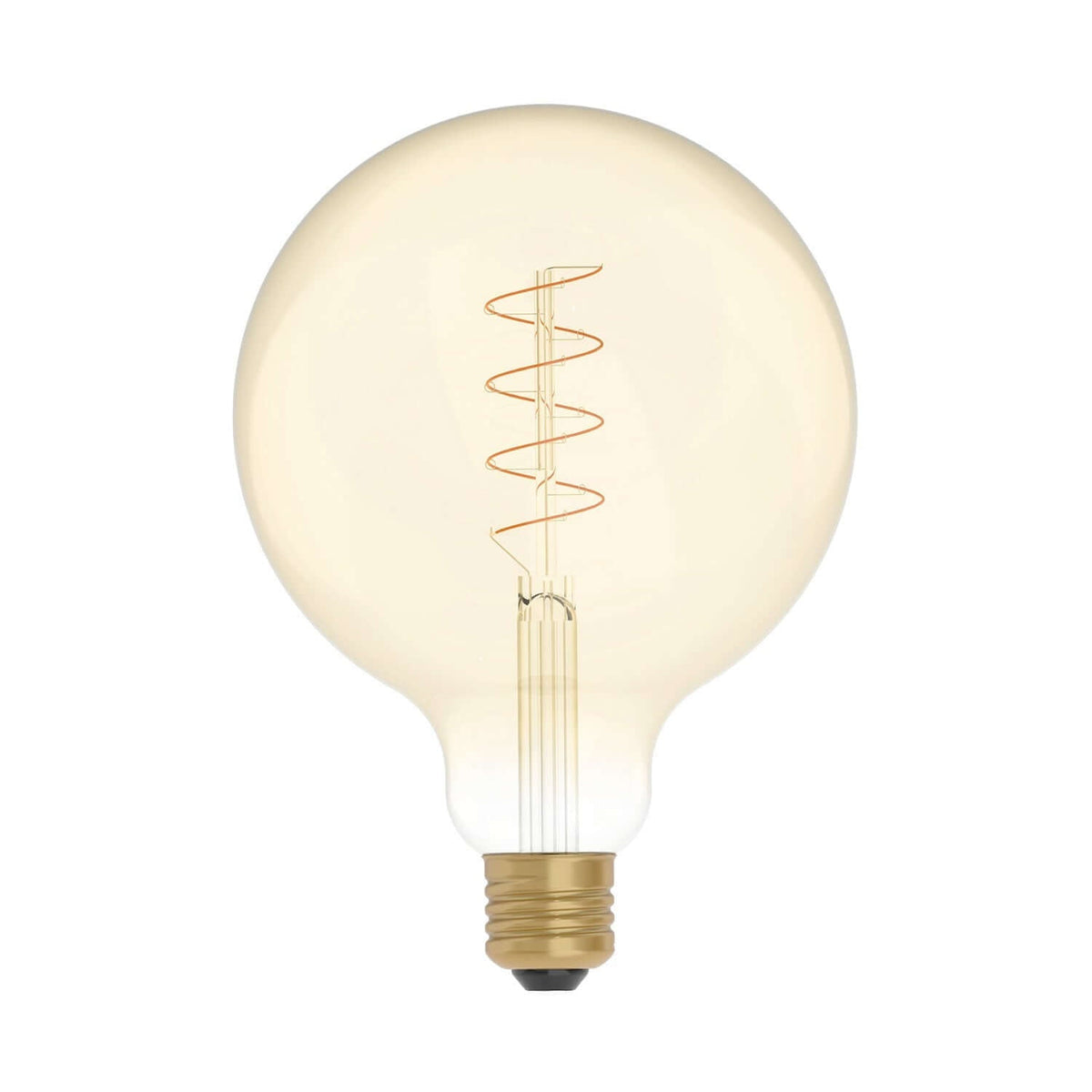 LED-Leuchtmittel Gold Carbon Line Spiralfaden Globe G125 4W 250Lm E27 1800K dimmbar