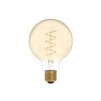 LED-Glühbirne Gold Carbon Line Spiralfaden Globe G95 4W 250Lm E27 1800K dimmbar
